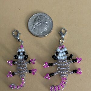 Beaded Possum Necklace Charm